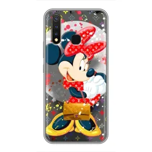 Чехол Disney Mouse Vivo Y19 (PREMIUMPrint) (Minni с бантиком)