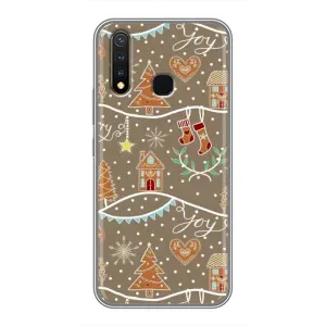 Новогодние, Праздничные Чехлы для Vivo Y19 - 2024 год (Новогодние пряники)