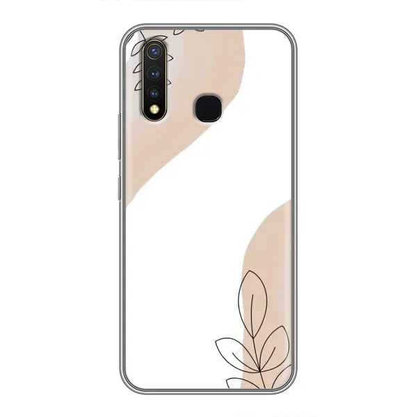 Чехол с принтом «Нюдовая веточка абстракция» для Vivo Y19 Чехол с принтом «Нюдовая веточка абстракция» для Vivo Y19