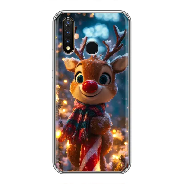 Чехол с принтом «Олень с шарфом» для Vivo Y19 Чехол с принтом «Олень с шарфом» для Vivo Y19