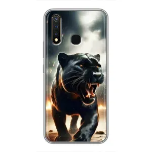 Чехол с картинкой «Хищники» для Vivo Y19 (Черная пантера)