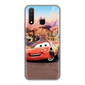 Силиконовый чехол Маквин для Vivo Y19 (Радиаторный Спрингс Маквин)