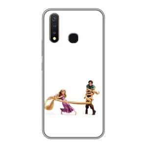 Чехол Рапунцель для Vivo Y19 (Рапунцель и Флин)