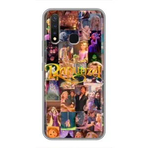 Чехол Рапунцель для Vivo Y19 (Коллаж Рапунцель)