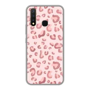 Чохол з розовим принтом для Vivo Y19 (Рожевий леопард)