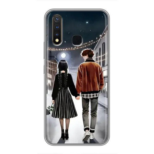 Чехол с принтом «Уэнздей и Тайлер» для Vivo Y19 Чехол с принтом «Уэнздей и Тайлер» для Vivo Y19
