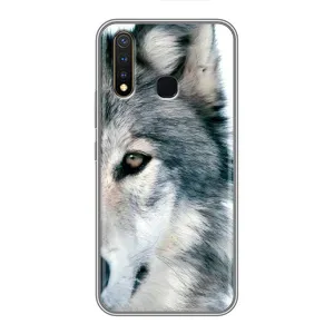 Чехлы с картинками животных Vivo Y19 (Волк)