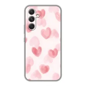 Чохол з розовим принтом для ViVO Y19s GT (Рожеві сердечки)