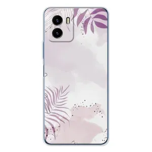 Чехол с принтом «Фиолетовые листья» для Vivo Y19s Pro