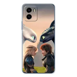 Чохол як приборкати дракона на Vivo Y19s Pro (Гикавка і Астрід)