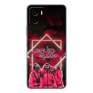 Чехол Гра в кальмара для Vivo Y19s Pro (Охранники Игра кальмара)