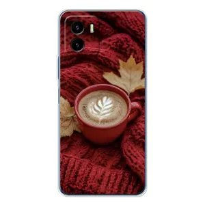 Чехол с уникальным дизайном «Осень с кофе» для Vivo Y19s Pro (Кофе на пледе)
