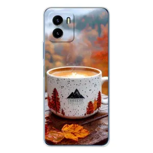 Чехол с уникальным дизайном «Осень с кофе» для Vivo Y19s Pro (Кофе на природе)