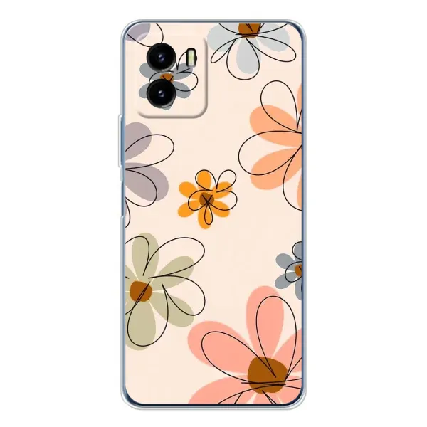 Чехол с принтом «Разноцветные цветы» для Vivo Y19s Pro Чехол с принтом «Разноцветные цветы» для Vivo Y19s Pro