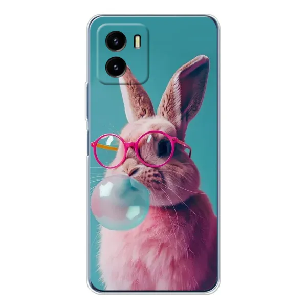 Чохол з принтом «Кролик в окулярах» для Vivo Y19s Pro Чохол з принтом «Кролик в окулярах» для Vivo Y19s Pro