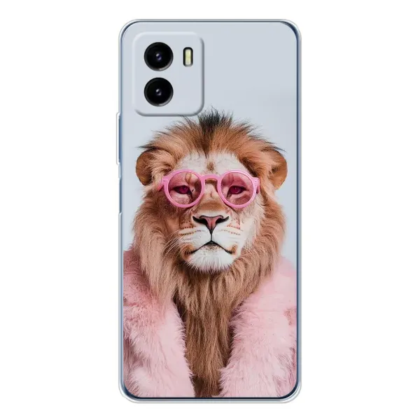 Чохол з принтом «Лев в окулярах» для Vivo Y19s Pro Чохол з принтом «Лев в окулярах» для Vivo Y19s Pro