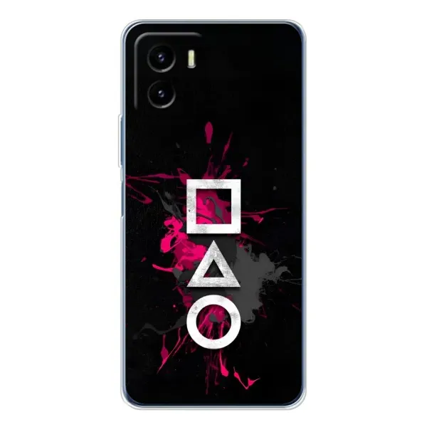 Чехол с принтом «Символы Игра кальмара» для Vivo Y19s Pro Чехол с принтом «Символы Игра кальмара» для Vivo Y19s Pro