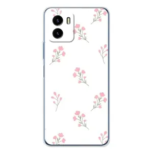 Чехол с принтом «Розовые цветы» для Vivo Y19s Pro
