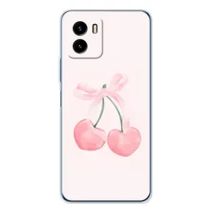 Чохол з розовим принтом для Vivo Y19s Pro (Рожеві вишні)