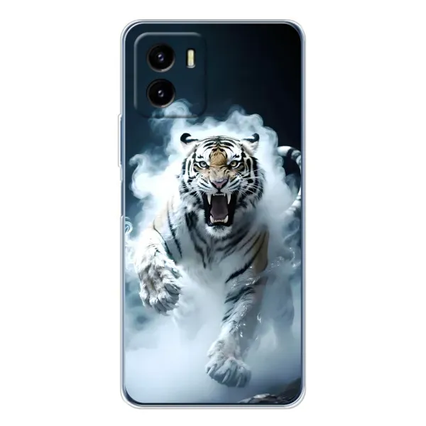 Чехол с принтом «Белый тигр в дыму» для Vivo Y19s Pro Чехол с принтом «Белый тигр в дыму» для Vivo Y19s Pro