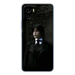 Чехол с дизайном Венздей 2 на Vivo Y19s Pro (Темный стиль Уэнздей)