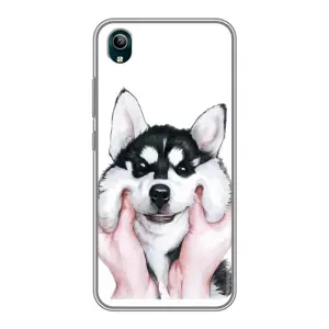 Чехлы с собаками для ViVO Y1s (VPrint) (Довольный Хаски)