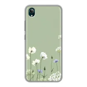 Чехол с принтом «Цветы на зеленом» для Vivo Y1s
