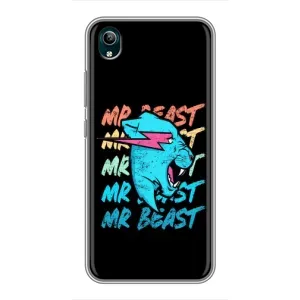 Чехлы Мистер Бист для Виво у1с (logo Mr beast)