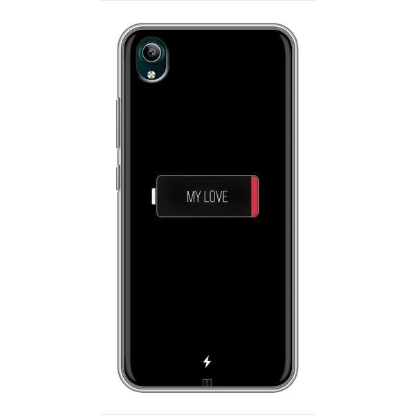 Чехол с принтом «Love battery» для Vivo Y1s Чехол с принтом «Love battery» для Vivo Y1s