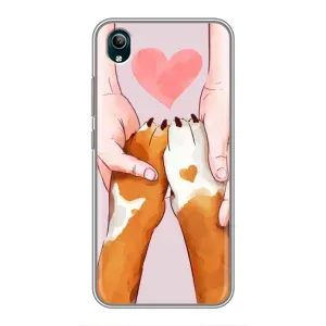 Чехлы с собаками для ViVO Y1s (VPrint) (Любовь к собакам)