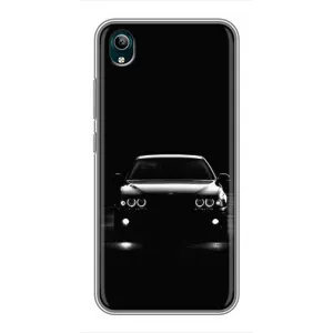 Чехол для Виво у1с - с принтом БМВ (AlphaPrint) (Машина BMW)