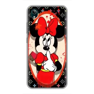 Чехол Disney Mouse ViVO Y1s (PREMIUMPrint) (Минни Маус ЛВ)