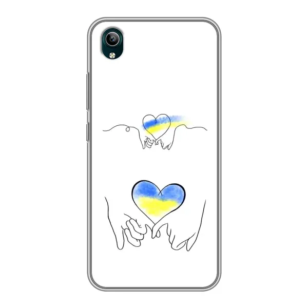 Чехол с принтом «Мир Украине» для Vivo Y1s Чехол с принтом «Мир Украине» для Vivo Y1s