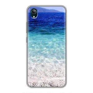 Силиконовый чехол с КАРТИНКАМИ лето для ViVO Y1s (AlphaPrint) (Море)