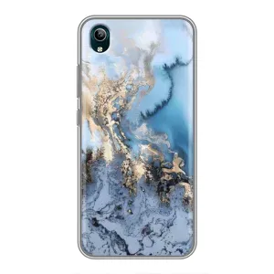 Мраморный чехол на ViVO Y1s (VPrint) (Нежный мрамор)