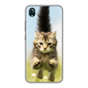 Чехлы с Котиками для ViVO Y1s (VPrint) (Прыжок кота)