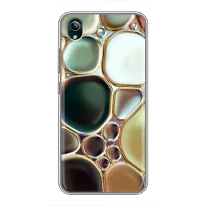 Мраморный чехол на ViVO Y1s (VPrint) (Радужный Мрамор)
