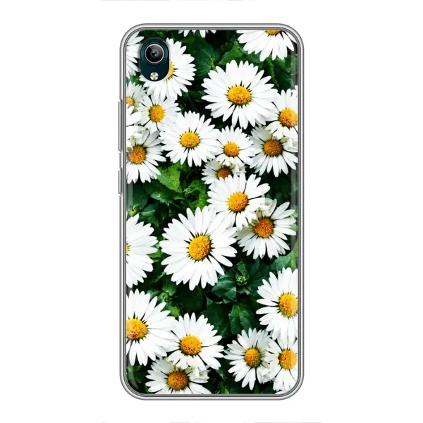 Чехол с принтом «Ромашки» для Vivo Y1s