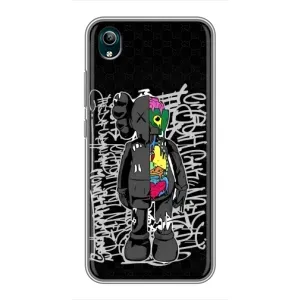 Чехлы для ViVO Y1s - Bearbrick Louis Vuitton (PREMIUMPrint) (Стиль Bearbrick)