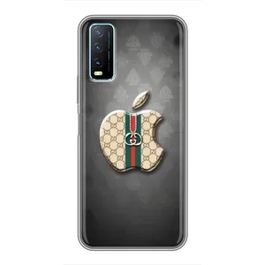 Чехлы ГУЧЧИ для Виво у20 (AlphaPrint) (Apple gucci)