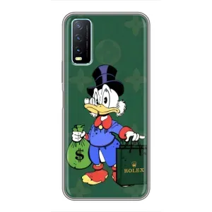 Чехлы для ViVO Y20 - Скрудж МакДак Louis Vuitton (PREMIUMPrint) (Богатая Утка)
