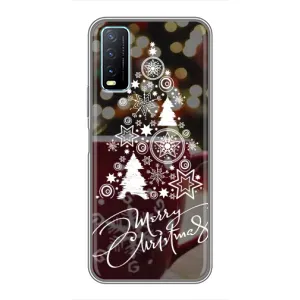 Рождественские Чехлы для ViVO Y20 (VPrint) (Елочка узорная)