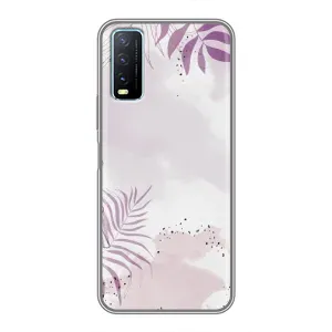Чехол с принтом «Фиолетовые листья» для Vivo Y20