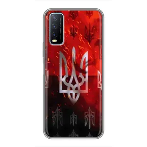 Украинские Чехлы для ViVO Y20 с картинкой УПА (AlphaPrint) (ГЕРБ УПА)