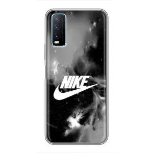 Чехол для ViVO Y20 - с принтом Найк (AlphaPrint) (Лого Найк)