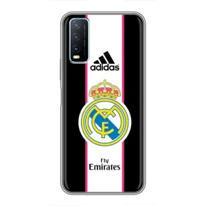 Чехол для ViVO Y20 с принтом Реал Мадрид (Лого Real Madrid)