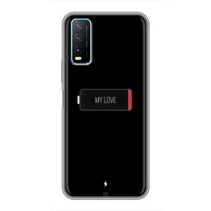 Чехлы для любимой на Виво у20 (VPrint) (Love battery)