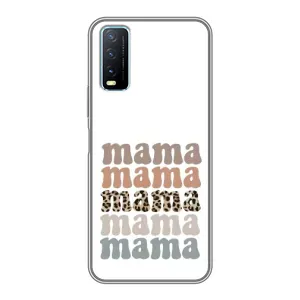 Чохли для мами на ViVO Y20 (Текстовий колаж мама)
