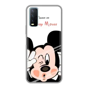 Эксклюзивный чехол для ViVO Y20 (AlphaPrint - Мультяшные) (Маус Микки)