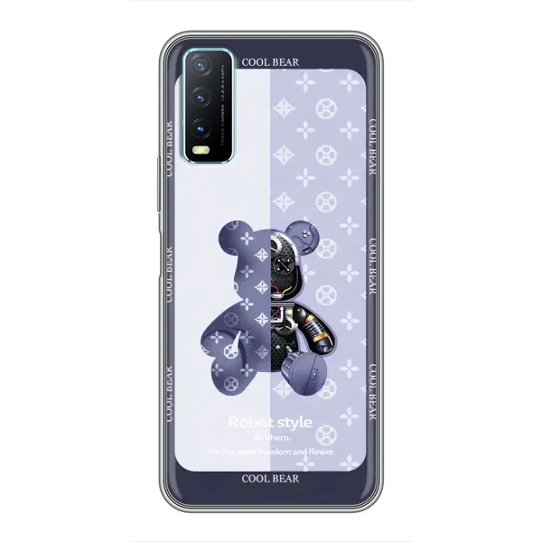 Чехол с принтом «Медвежонок LV» для Vivo Y20